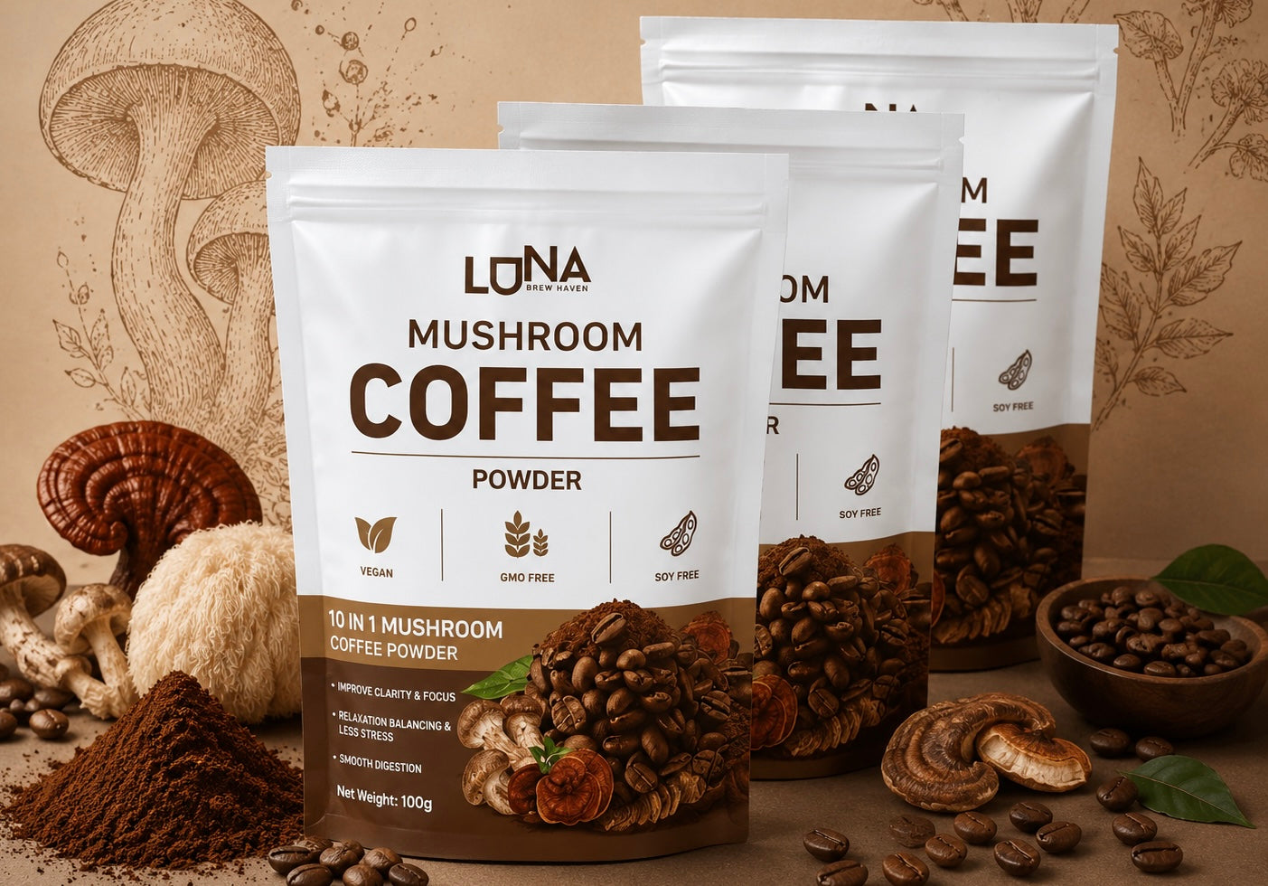 10 in 1 Mushroom Coffee