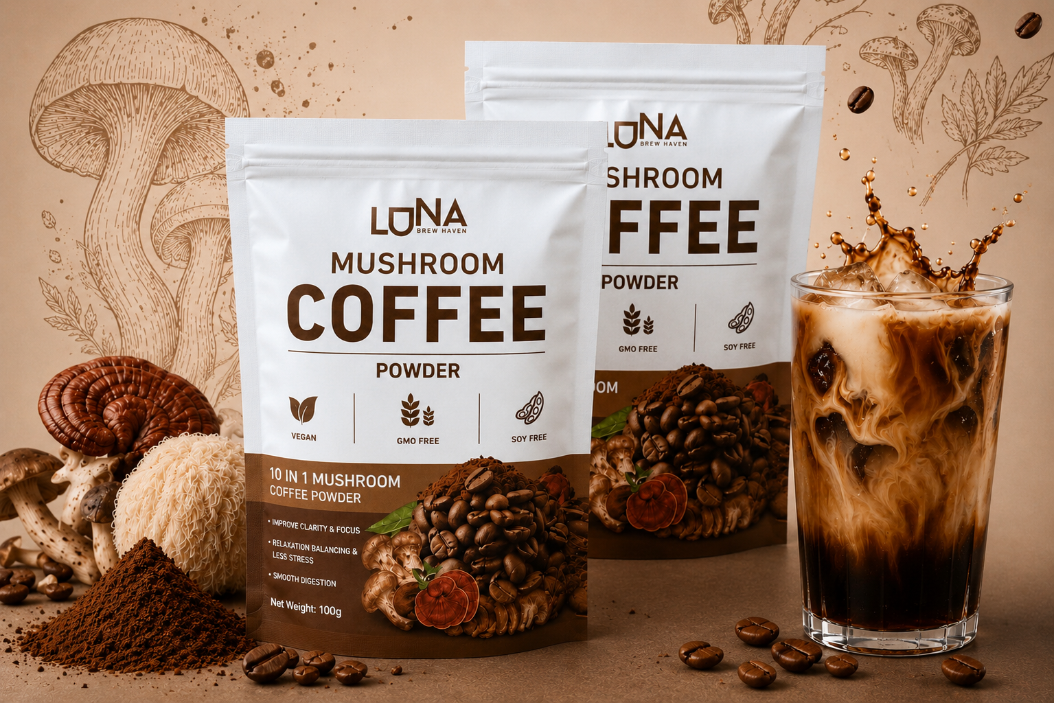 10 in 1 Mushroom Coffee
